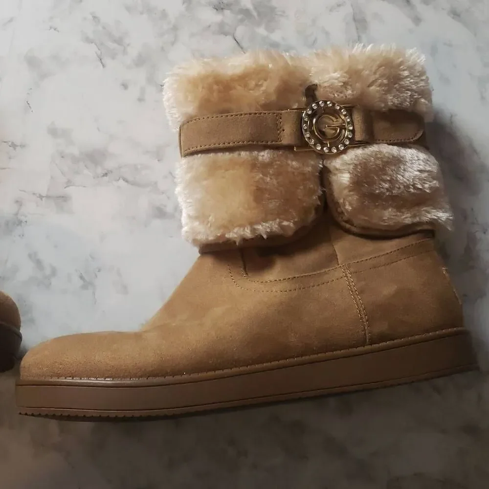 GBG Los Angeles Aussie faux fur-lined 7 1/2
